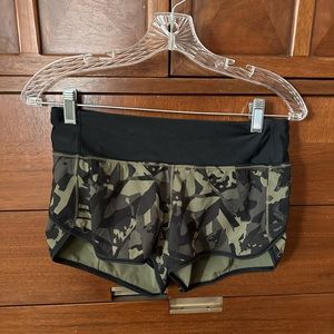 Lululemon Shorts.  Size 4 - Camo.